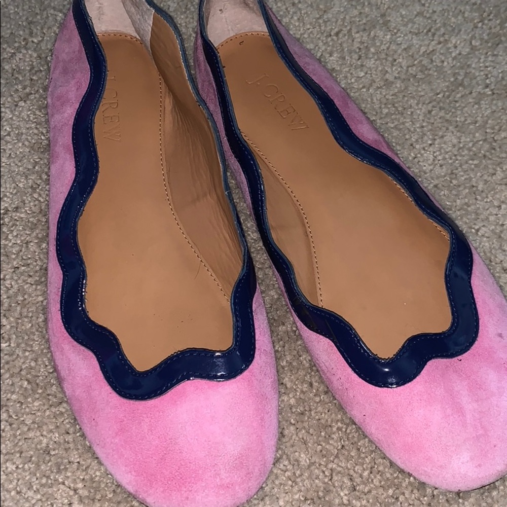 J.crew pink flats